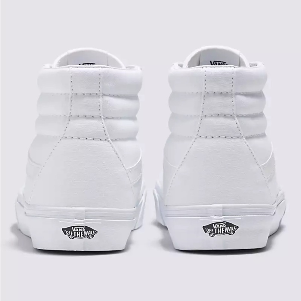 Vans Men's White High-Top Sneakers - Picture 5 of 8